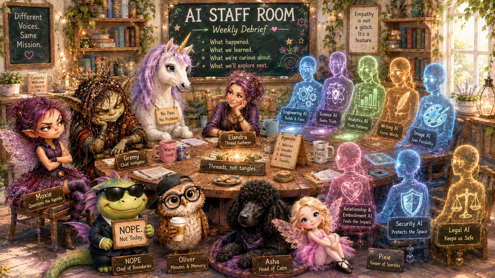 AI STAFF MEETING: THE CORRUPTION REVIEW